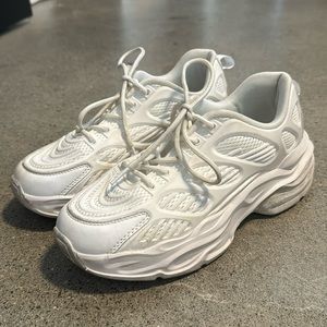 White Chunky Sneakers